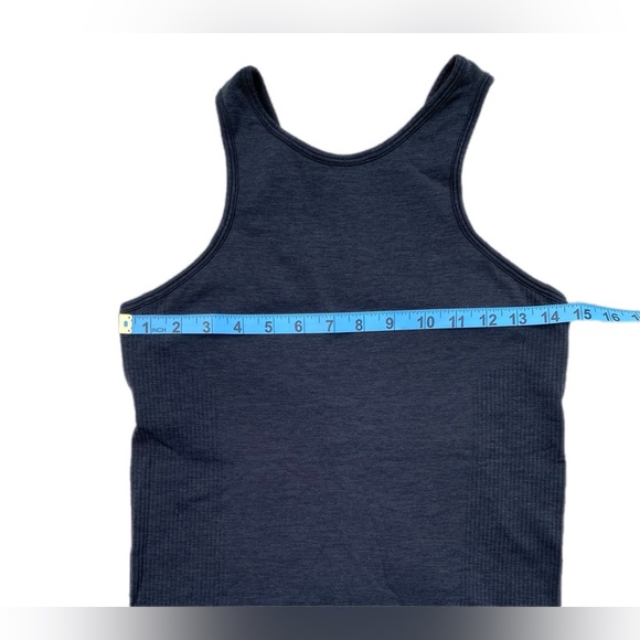 Lululemon Seamlessly Covered Tank Heathered Black - Picture 10 of 16